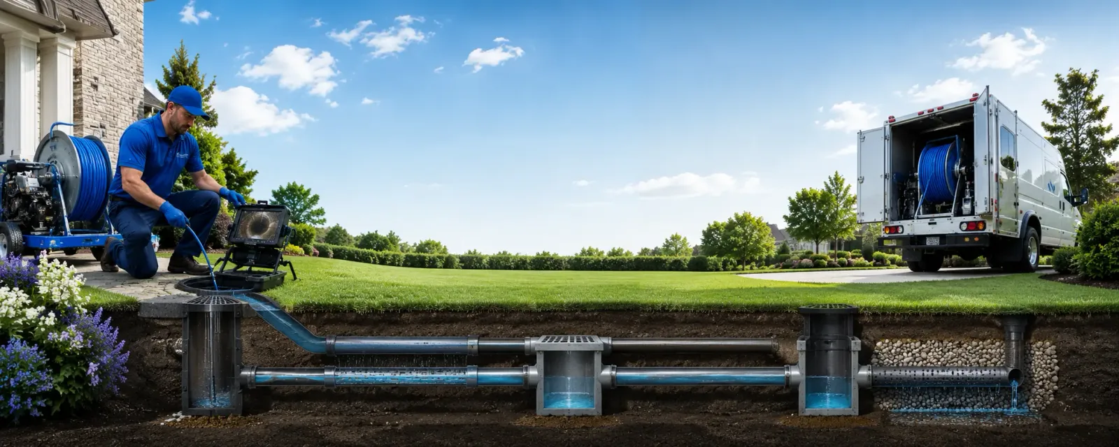 Outdoor drain cleaning information for Red River, NM